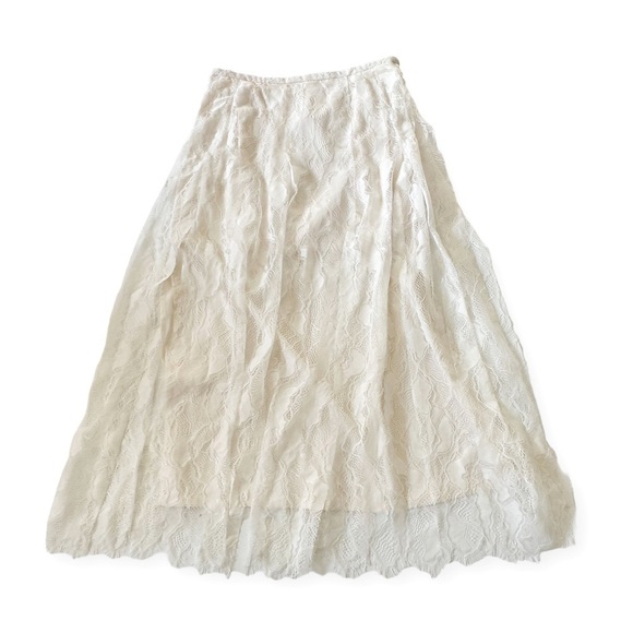 Divine Heritage Split Lace Midi Skirt, White, Size Small, Never worn - Picture 3 of 10
